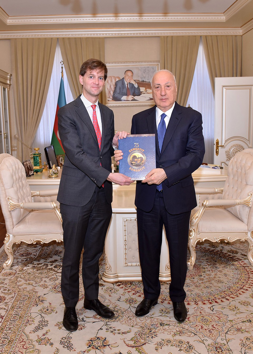 Zakir Fərəcov Belçika Krallığının ölkəmizdəki səfiri ilə görüşdü - FOTOLAR